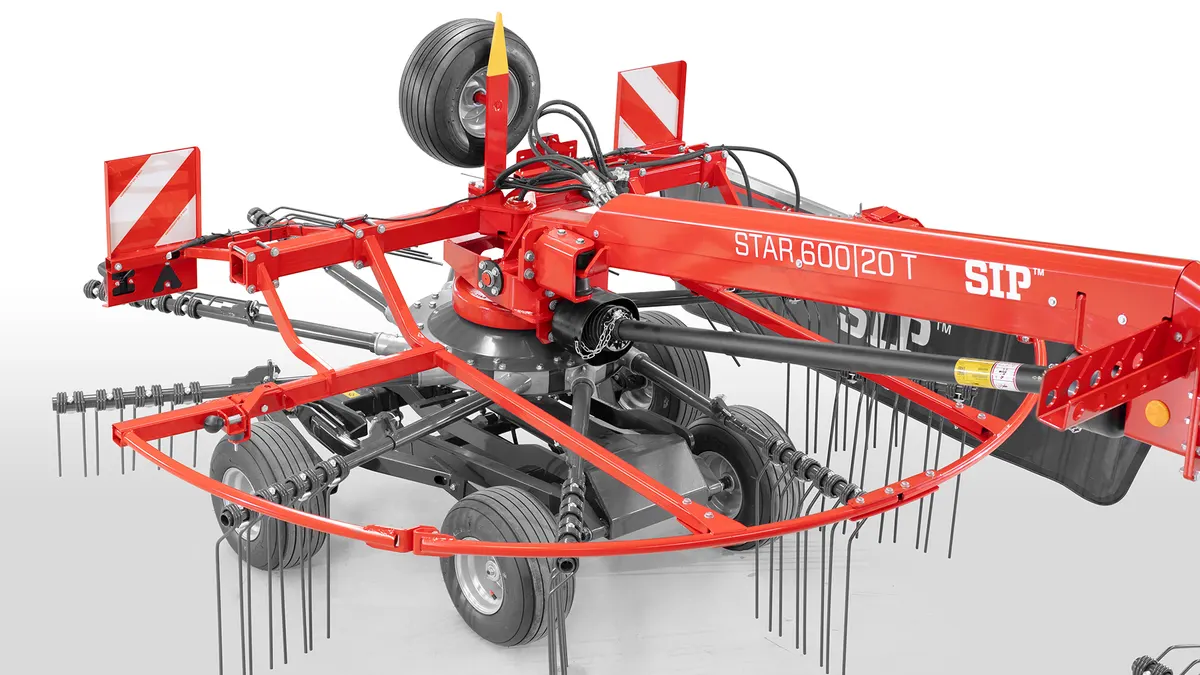 Rotor trasero pivotante en 3D